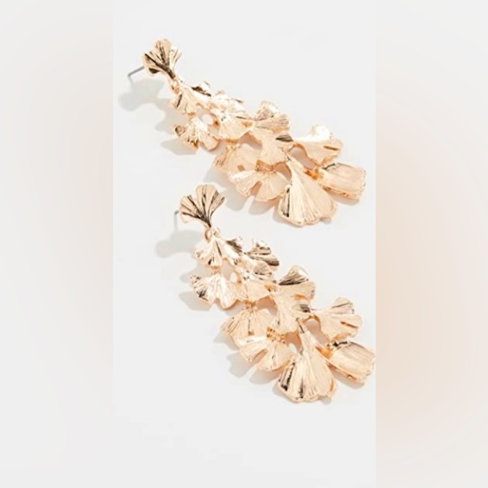 Stella + Ruby Women’s Loral Floral Drop Earrings